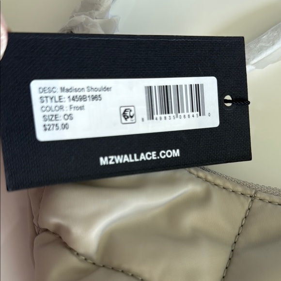 MZ Wallace Gray Quilted Shoulder Bag - Picture 2 of 9